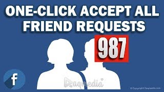 How To Confirm All Friend Requests on Facebook At Once [upl. by Iur]