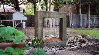 The COOLEST Water Feature to DIY [upl. by Moriarty793]