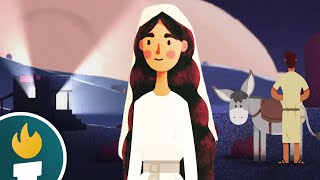 An Angel Visits Mary  Birth of Jesus Part 13  Christmas Story for Kids [upl. by Nirrol]