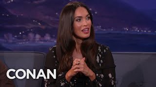 Megan Fox Has Psychic Powers  CONAN on TBS [upl. by Shandie]