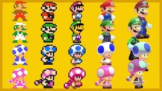 Super Mario Maker 2  All Characters [upl. by Jean]