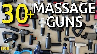 Best Massage Gun  Over 30 Massage Guns Used [upl. by Mckay474]