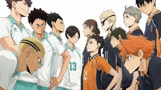 Kararuno vs Aoba Johsai FULL Match Haikyuu [upl. by Hoy]