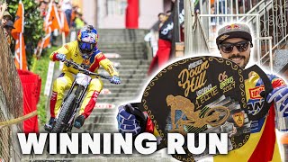 Sketchy Urban Downhill Race Run  Marcelo Gutierrez Winning Run in Manizales [upl. by Ramhaj]