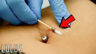 How To Clean Your Belly Piercing  Vlog 04 [upl. by Joanne]