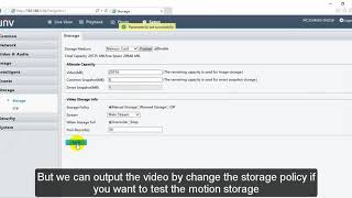 How to Configure Event Storage on Uniview IPC SD card [upl. by Dadinirt394]