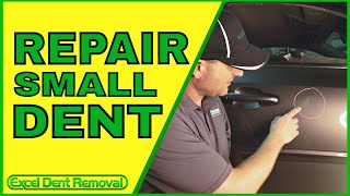 How To Repair Small Dent in Car Door [upl. by Naahsar]