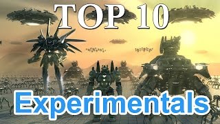 TOP 10 Most Powerful Experimentals Units  Supreme Commander 2 [upl. by Beverly]