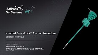 Knotted SwiveLock® Anchor Procedure [upl. by Sunshine]