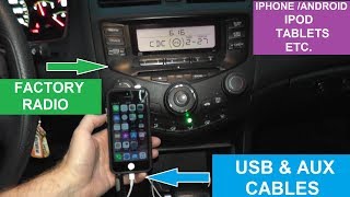 How To Add USB and Aux Inputs To Your Factory Car Radio [upl. by Akiam]