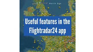 Tutorial using filters in the Flightradar24 app [upl. by Ahtelahs]