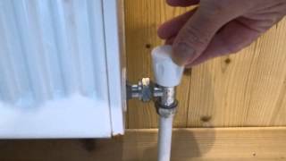 How to turn different radiator valves off [upl. by Jews]