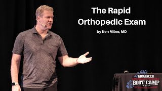 The Rapid Orthopedic Exam  The Advanced EM Boot Camp [upl. by Whitnell]