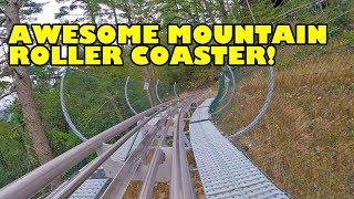 Rowdy Bear Mountain Roller Coaster Front Seat POV Gatlinburg Pigeon Forge Tennessee [upl. by Lennej]