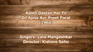 Ajeeb Dastan Hai Ye LYRICS [upl. by Alil515]