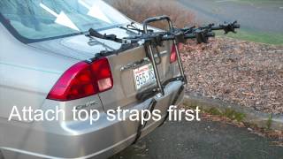 TrunkRack 3 Bike Rack for Sedans by Advantage SportsRack [upl. by Stanwinn415]