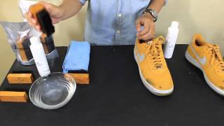 Andrrows  How to clean suede or nubuck [upl. by Cosma638]