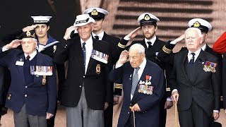 DDay 75th anniversary ceremony highlights [upl. by Timmons344]