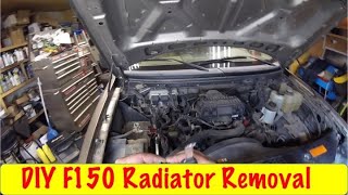 DIY F150 Radiator Removal 2004  2008 [upl. by Gennie]