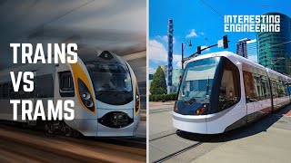 4 differences between trains and trams [upl. by Rodriguez]