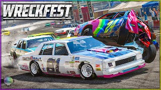 ColiseumStyle NASCAR Legends CLASH  Wreckfest [upl. by Ynohtnanhoj]