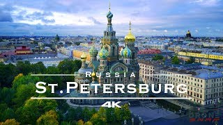 St Petersburg Russia 🇷🇺  СанктПетербург Россия 🇷🇺  by drone 4K [upl. by Haletta854]