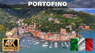 🇮🇹 Portofino by drone 4K 60fps UHD [upl. by Maurie]