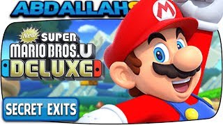 New Super Mario Bros U Deluxe  All Secret Exits amp Where To Find Them [upl. by Darees]