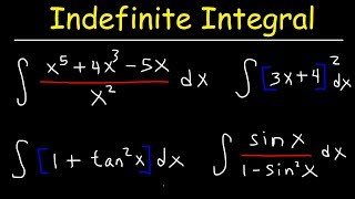 Indefinite Integral [upl. by Hagood]