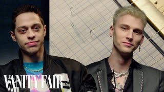 Pete Davidson amp Machine Gun Kelly Take a Lie Detector Test  Vanity Fair [upl. by Nyrmac136]