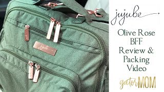 JuJuBe OLIVE ROSE BFF  Review amp Packing Video  GatorMOM [upl. by Aicercul881]