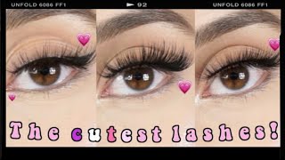 TESTING 3 LASHES FROM ALIEXPRESS AGAIN tryon [upl. by Ahsit]