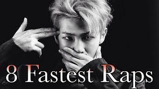 8 FASTEST NAMJOON RAPS Rap Monster [upl. by Ymmik]