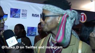 Emtee on Areece and Nasty C who is the real deal Ft RawBust Productions TuskoD Interviews [upl. by Eiramanad358]