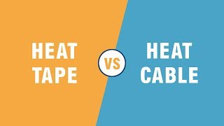 Heat Cable vs Heat Tape  Whats the difference [upl. by Shulock]