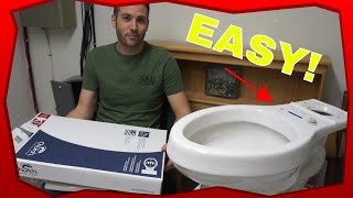 Toilet seat Install Mayfair Bemis Church [upl. by Nosittam209]