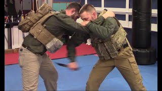 Knife Fighting Techniques [upl. by Assirol]