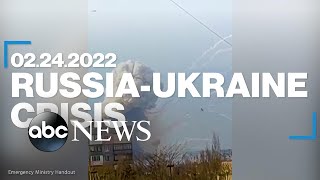 RussiaUkraine Crisis February 24 2022 [upl. by Ahsaekal101]