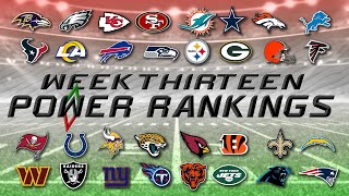 NFL Week 13 Power Rankings [upl. by Niabi]