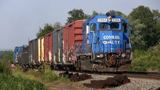 Conrail Locomotive Action on Local Trains [upl. by Carola512]