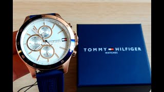 Tommy Hilfiger unboxing watch TH1791778 chronograph look [upl. by Margo452]