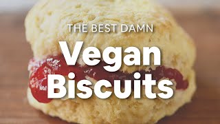 The Best Damn Vegan Biscuits  Minimalist Baker Recipes [upl. by Yelha]