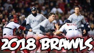 MLB 2018 BRAWLS [upl. by Anilesor]