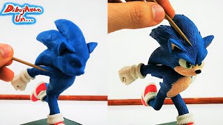 Como hacer a SONIC la película de plastilina  How to Sonic The Hedgehog in CLAY  DibujAme Un [upl. by Halden]