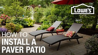 How To Design and Install A Paver Patio [upl. by Zerelda]