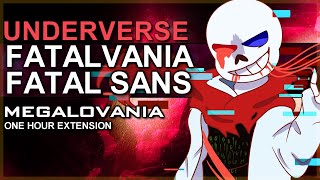 Underverse Undertale AU  quotFatal Error Sans Megalovaniaquot 1 Hour Extension [upl. by Sandra]