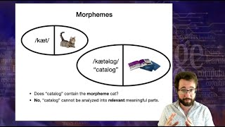 Introduction to Linguistics Morphology 1 [upl. by Aicekal]