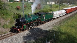 BB18 ¼ 1079  QR 150th Steam Train  Brisbane to Maryborough  15012015 [upl. by Lagasse332]