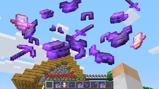 Minecraft UHC but random netherite drops from the sky [upl. by Nilrac]