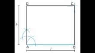 Costruire un rettangolo data la base e laltezza [upl. by Grania259]
